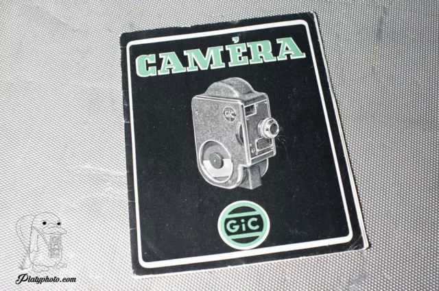 GIC CAMERA 8/9,5/16mm MODE D'EMPLOI NOTICE MANUAL FR