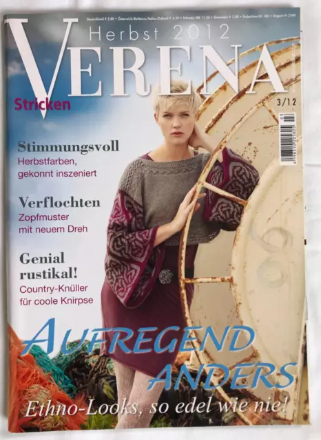 Verena stricken, Strickzeitschrift, Ausgabe Herbst 2012