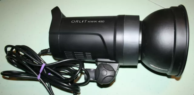 ORLIT 450 WS KWIK Series Studio Flash w/ Bowens S Mount & Standard 7" Reflector