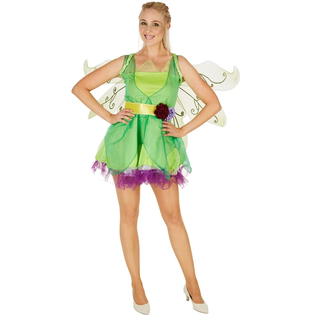 COSTUME CARNEVALE HALLOWEEN Donna Ragazza Fata Verde Winx Trilly Tg 36-46  EUR 31,90 - PicClick IT