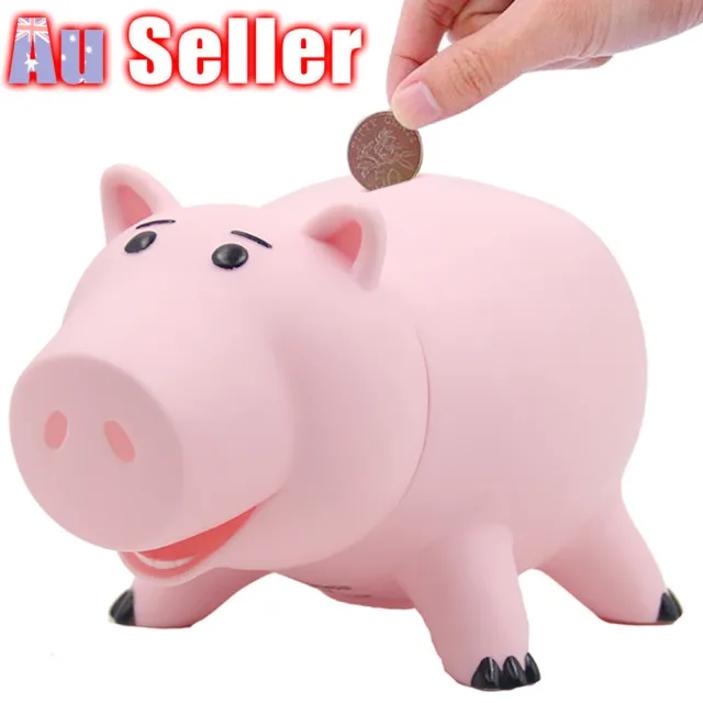 Toy Story Ham Figures Hamm Gift Save Money Box Piggy Bank Pig Coin Kids