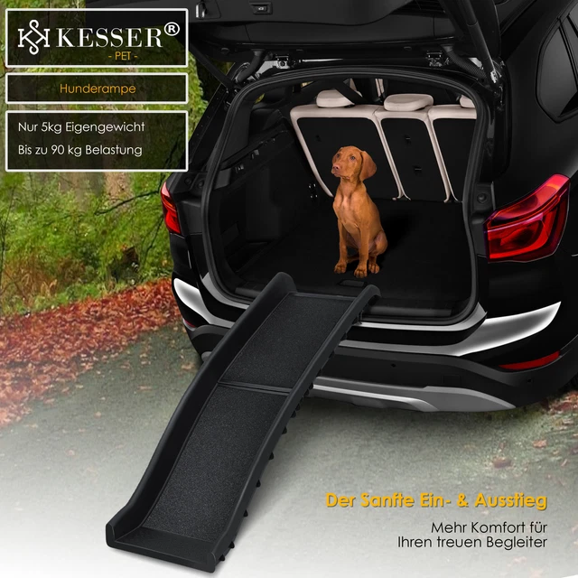 RETOURE Hunderampe klappbar Autorampe Auto Einstiegshilfe Hundetreppe Tierrampe 5