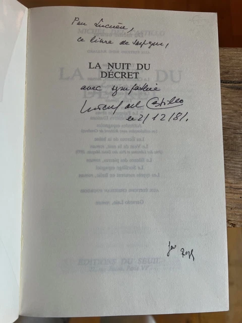 Lettre Autographe Signée Jean Cayrol à L’abbé Morel – Éditions Du Seuil – Paris