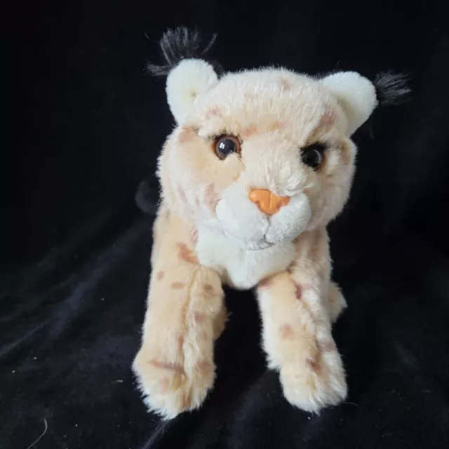 Animal Alley Toys R Us 12” Snow Leopard Stuffed Animal Plush w/Brown Eyes