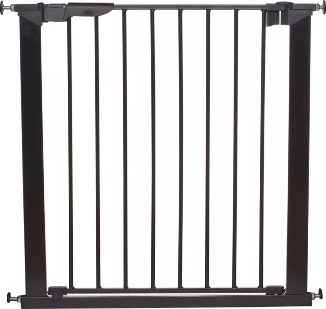 BabyDan Premier Vraie Pression Barrière de Sécurité, Noir, 73,5cm - 79,6cm 2