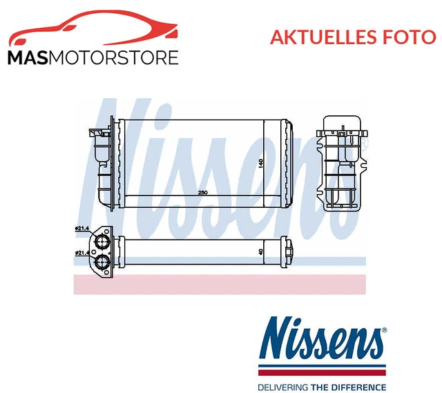 Wärmetauscher Innenraumheizung Nissens 71441 P Neu Oe Qualität