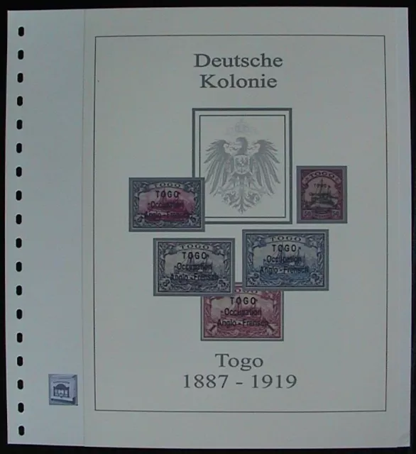 Kolonie Togo 1887-1919  Vordruck farbig TOP alle Bilder in Beschreibung