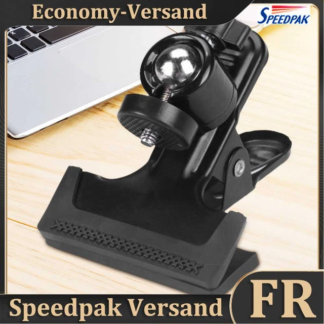 Flash Reflector Holder Non-slip Mini Ballhead Clip for Digital Camera Camcorder