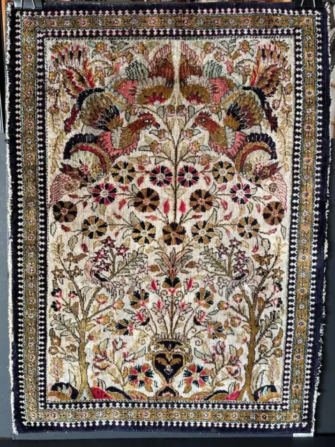 Old Antique Turkish Silk Rug …beautiful collection and display piece