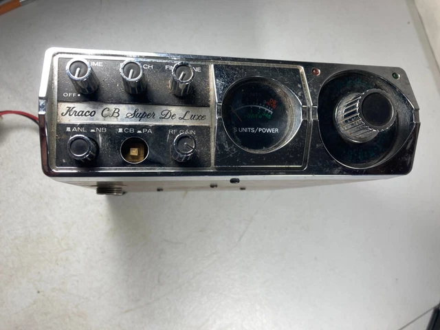 Kraco CB Super De Luxe Radio Transceiver KCB-4005 40 channel parts/repair