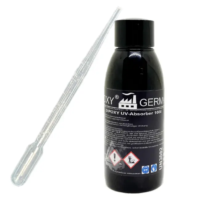100ml UV-Absorber Anti Gelb Vergilben Blocker Epoxidharz Epoxidharz Epoxy