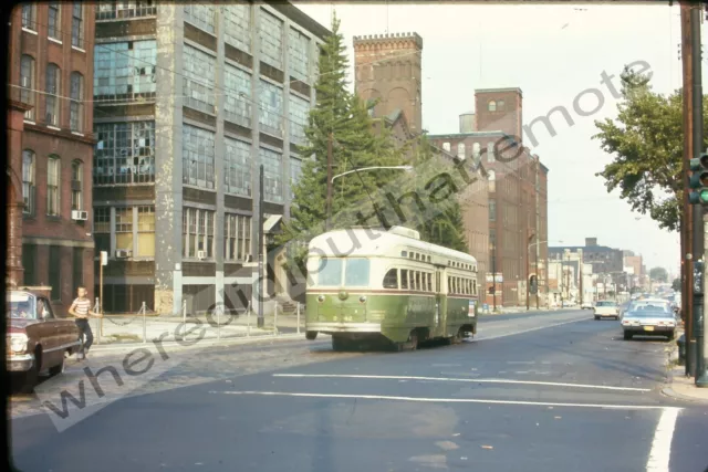 Original Slide Philadelphia Trolley Streetcar PTC 242 9-68