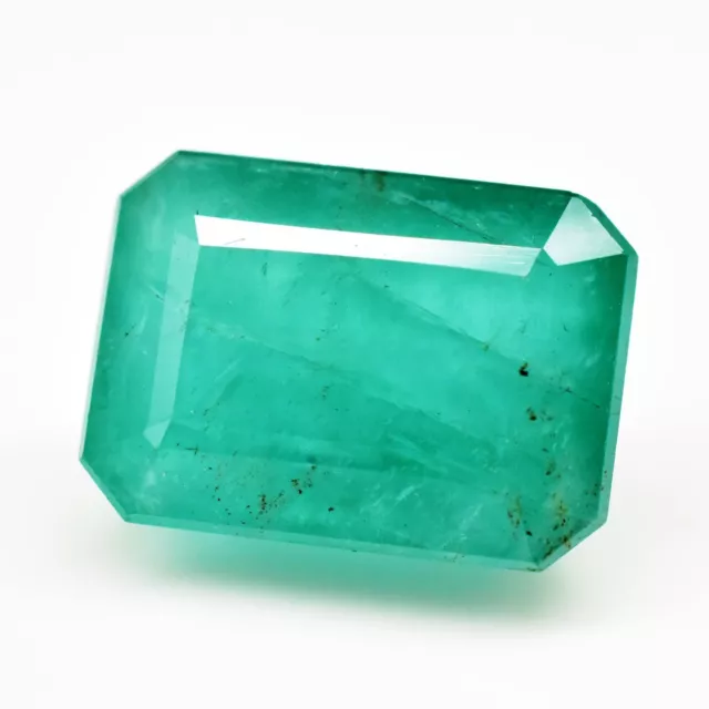 10.20 Cts Natural Emerald Radiant Cut GTL Certified AA+ Zambian Green Gemstone