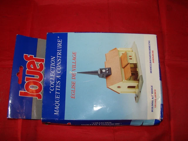 Jouef Ho Maquette Eglise De Village 1976 Train Electrique Neuf Boite A Monter