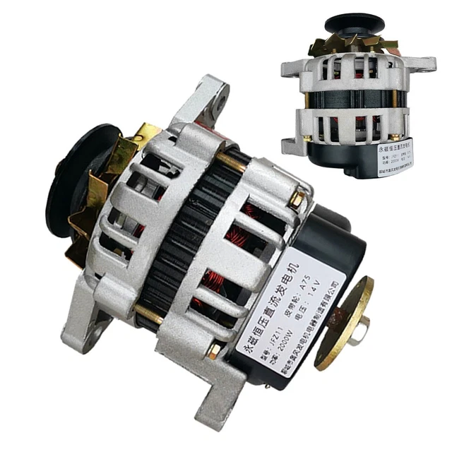 2000W PMA generador de imán permanente CC sin escobillas bajas rpm alternador agricultura
