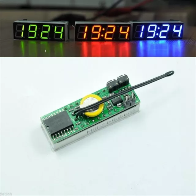 Rot 3 in 1 LED DS3231SN Digitaluhr Spannung Temperaturmodul DIY Elektronik