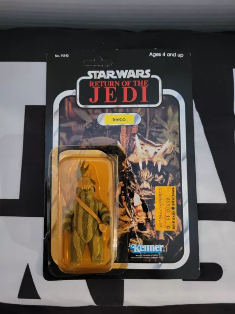 Teebo 1983 STAR WARS Vintage 100% COMPLETE w Card Back & Bubble