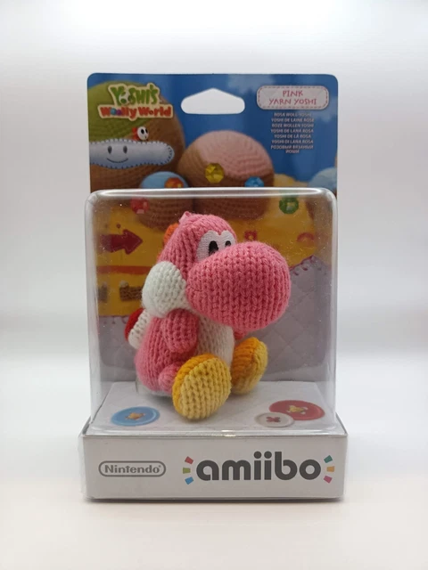 AMIIBO YOSHI DE laine rose - Yoshi's Woolly World NEUF EUR 34,90 - PicClick FR