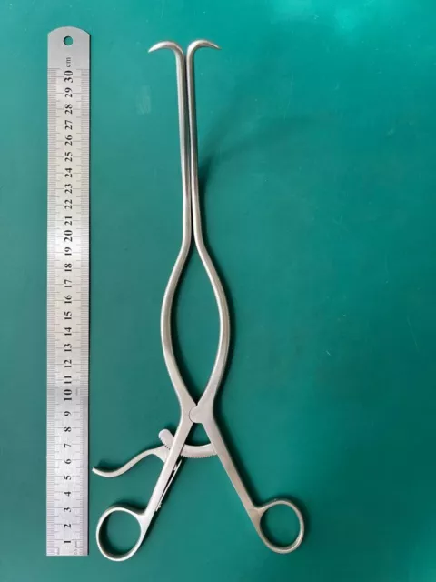 WILTSE-GELPI RETRACTOR 11" Curved, 1x1 Sharp Prongs