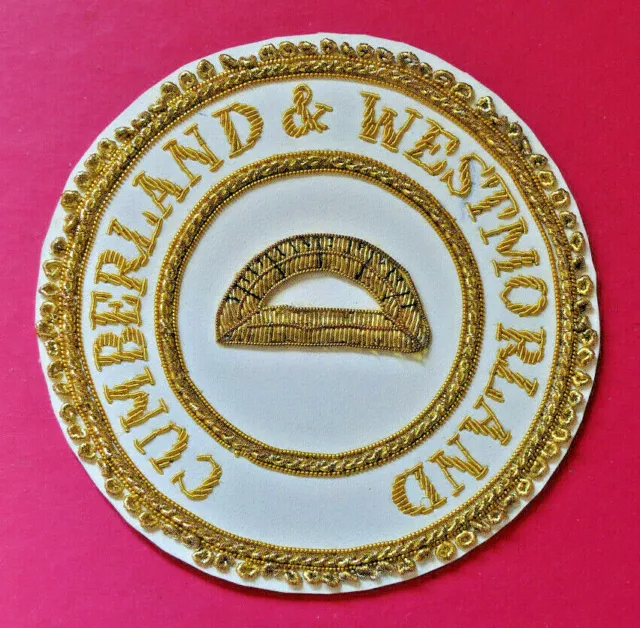 Cumberland & Westmorland Past Provincial Grand Superintendent of Works badge