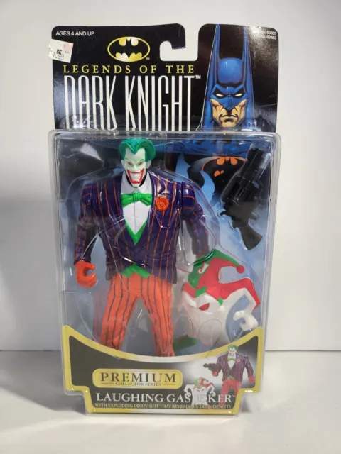 NEW 1997 Batman Legends of the Dark Knight Laughing Gas Joker Figure Sealed MOC