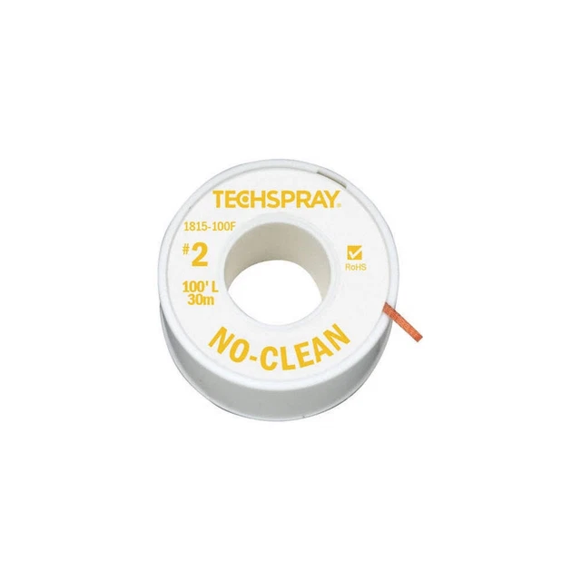 TECHSPRAY 1815-100F TECHSPRAY No.2 Desoldering Braid