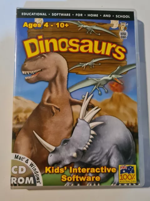 Dinosaurs Kids Interactive Software PC CD-ROM + Free Tracked Postage