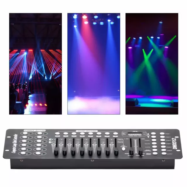 DMX512 192 Controller Console Channels Stage Light Party DJ Disco Bar Operator