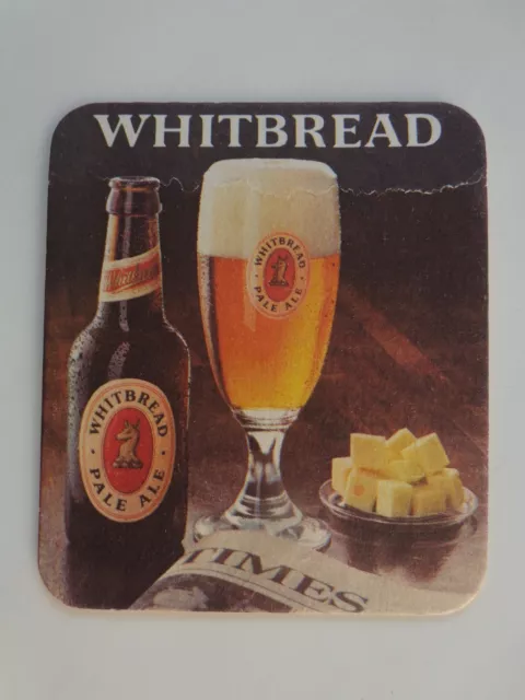 Beer Collectible Coaster ~ Whitbread Brewery Pale Ale ~ Preston, England Brewery
