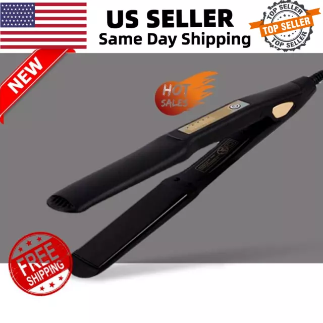 Hair Straightener Flat Iron Hair Straightener Curler 2 in1 Iron 15s Fast Heat