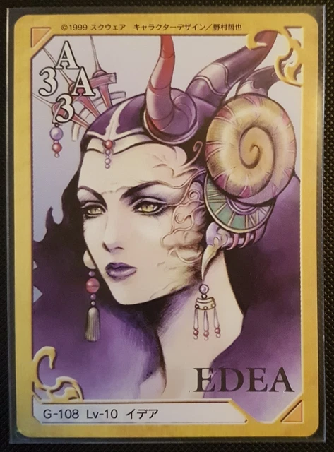 FINAL FANTASY 8 Rare Triple Triad Card G-108 Lv-10: Edea Kramer. FF8 Character 44.99 - PicClick UK FINAL FANTASY 8 Rare Triple Triad Card G-108 Lv-10: Edea Kramer. FF8 Character 44.99 - PicClick UK