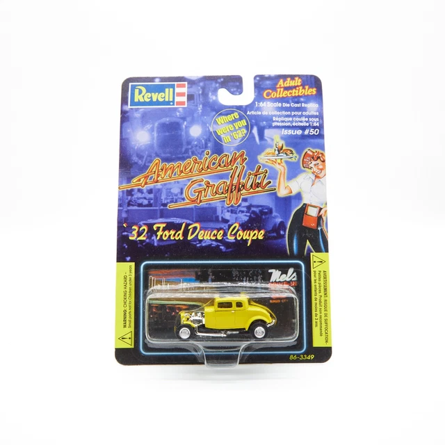 1932 Ford Deuce Coupe Amercan Grafft 1/64 Revell Collectble De