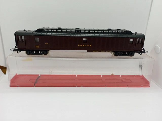 Voiture Postale SNCF Jouef échelle HO - Réf. 5650 - Époque 3 (1946-1970) - Occasion Bon état