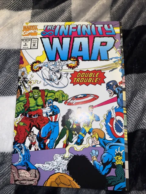 The Infinity War #4 (Marvel, 1993) Thanos, Silver Surfer, Adam Warlock VF/NM