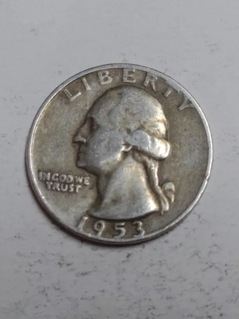 1953 D Washington Quarter