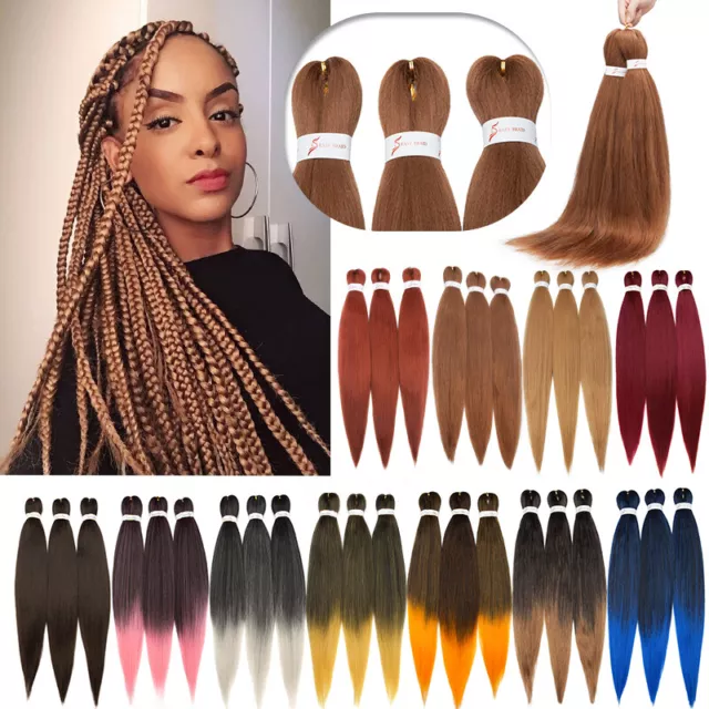 Lockenenden Haarverlängerung Kunsthaare Jumbo Braid zum Flechten Twist Braids DE