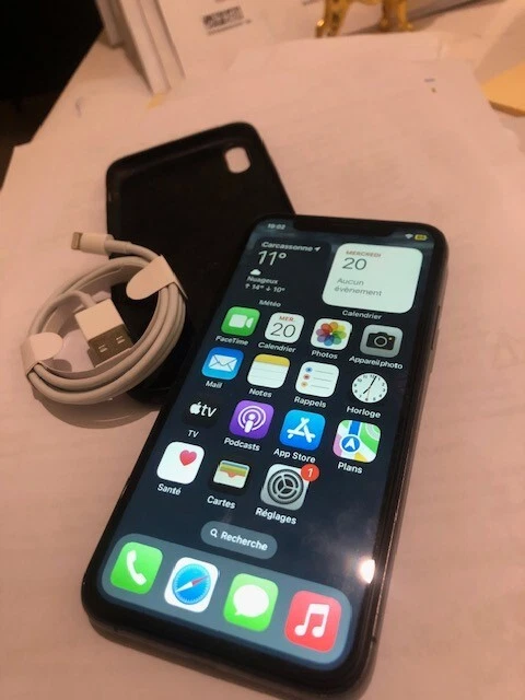 Apple iPhone XS, entièrement débloqué, 256 Go - Gris sidéral (renouvelé