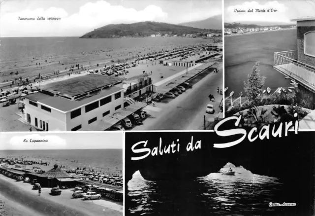 Al13-17D) Saluti Da Scauri Vedute Viaggiata Latina
