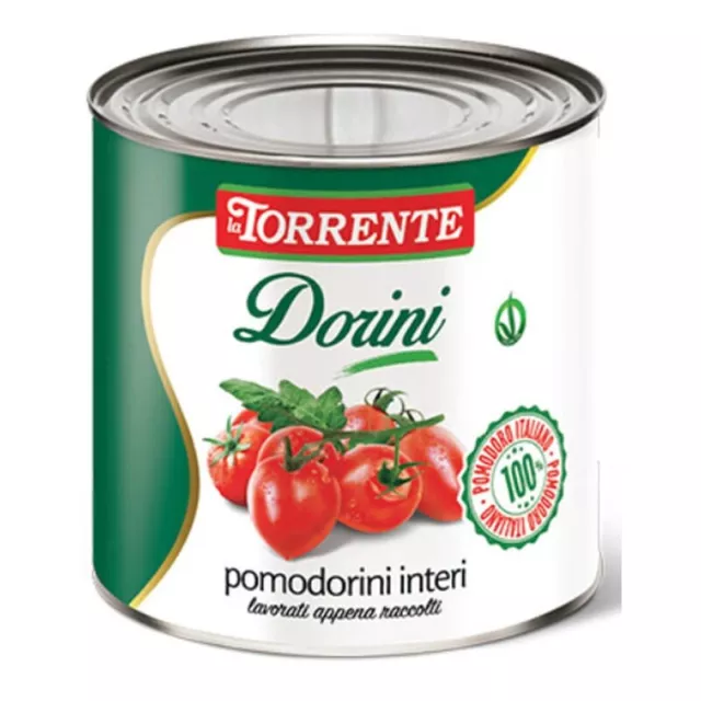 Pomodorini Interi  Dorini  3Kg - La Torrente - Cartone da 6  Pezzi