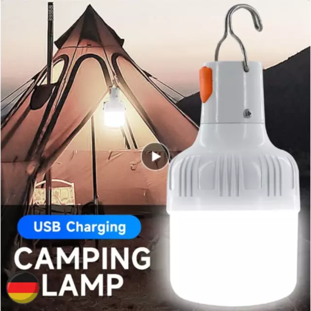 USB-wiederaufladbare LED-Lampen für Outdoor mit hoher Helligkeit, Camping, Angel