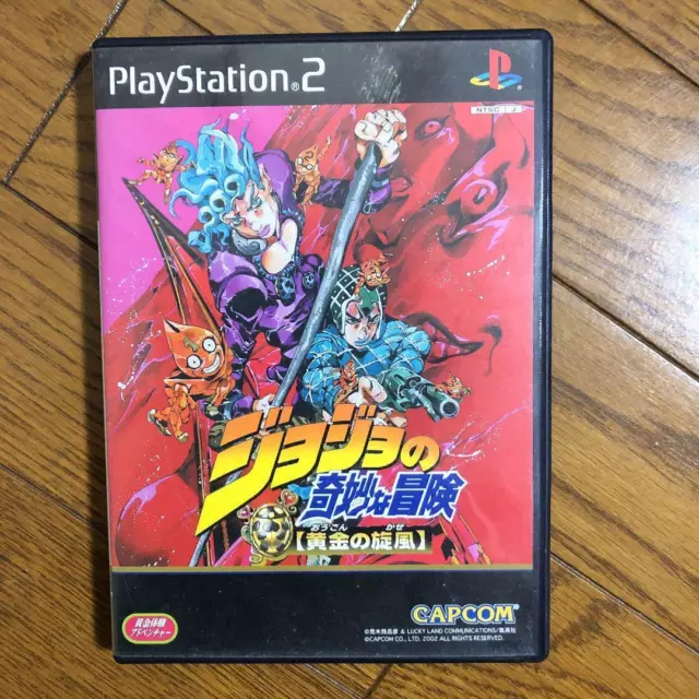 2002 JoJo's Bizarre Adventure Golden Wind PS2 Game JP JoJo no