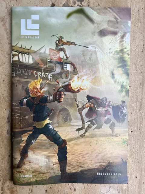 Loot Crate LC Magazine Combat Issues # November 2015 Free Shipping