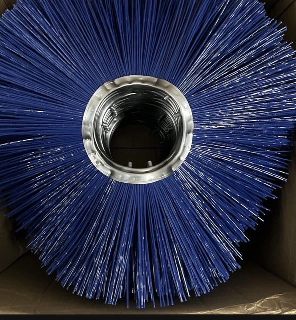 WF 63824CP 6-3/8" x 24" Convoluted Poly Wafer Brushes for Street Sweepers,