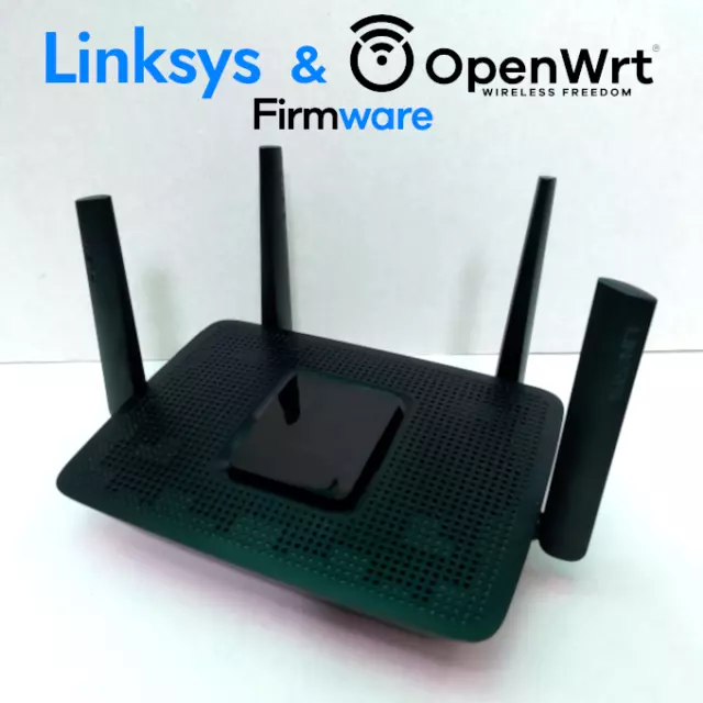 Linksys MAX-STREAM AC2200 Wi-Fi Tri-Band Router with OpenWrt & Linksys Firmware