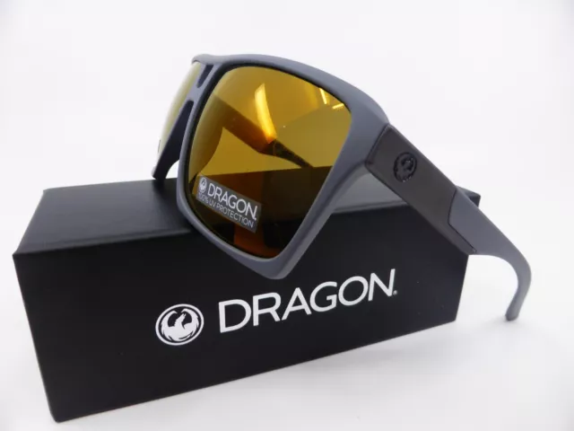 Dragon Sunglasses THE VERSE LL Matte Grey Galaxy  Lumalens Copper Bronze Lenses