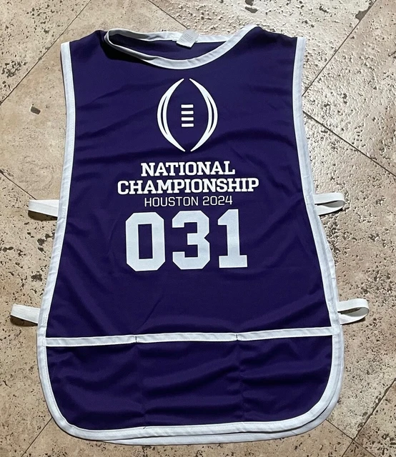 2024 CFP CHAMPIONSHIP Game Photographer's Vest — Michigan vs