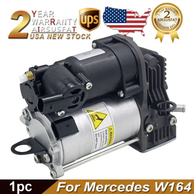 ⭐⭐⭐⭐⭐For Mercedes Benz W164 X164 GL450 GL550 Air Suspension Compressor Pump US