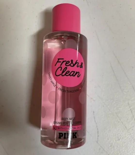 Victoria’s Secret Pink Fresh & Clean 8.4 oz Body Mist with Essential Oil