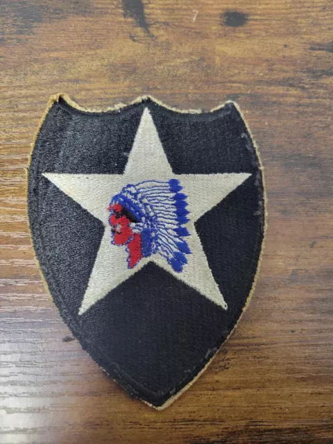 US Army 2nd Infantry Division Military Jacket Uniform Indean Head Patch