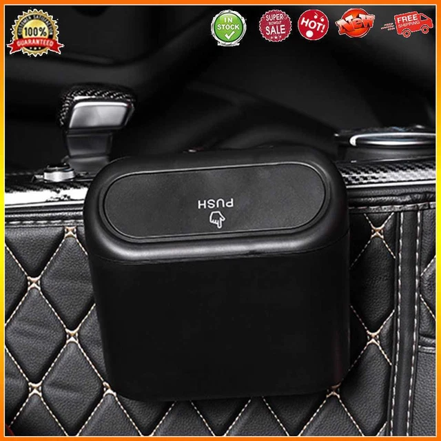 Car Trash Can Bin Hanging Vehicle Garbage Storage Boxes Auto Waste Organizers #